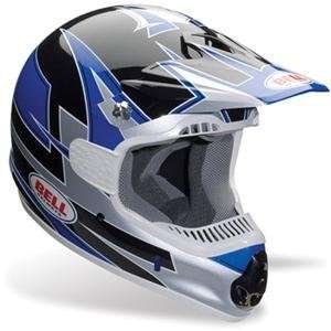  Bell SC Flash Helmet   Medium/Blue/Silver Automotive