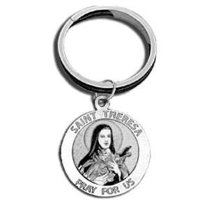  Saint Theresea Religious Engravable Keychain Everything 