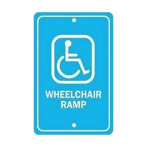 Handicapped Sign 14x10   BRADY  Industrial & Scientific
