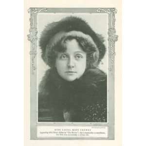  1910 Print Actress Miss Laura Hope Crewes 