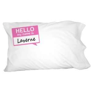  Laverne Hello My Name Is Novelty Bedding Pillowcase Pillow 
