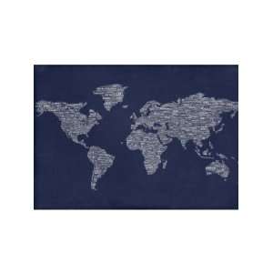  Wallpaper 4Walls Maps One World Navy KP1344PM3