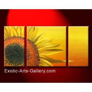  Modern Paintings on Canvas Flower Painting Sunflower 