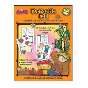 CLIP ART BOOK FUNTASTIC FALL FOR Toys & Games