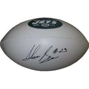   Greene Autographed New York Jets Team Logo Football