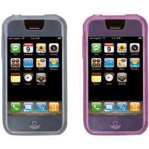   pack Apple iPhone 1 Clear and Pink Cell Phones & Accessories