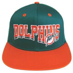    Miami Dolphins Retro Script Snapback Cap Hat 