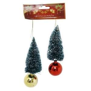  Tree Ornament With Ball Ornament 2 Pieces Case Pack 36 
