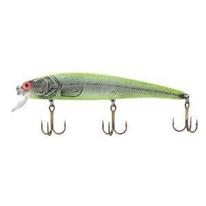 Bomber Long A Silver Flash/Chratreuse Back & Belly 16A 6 Fishing Lure 