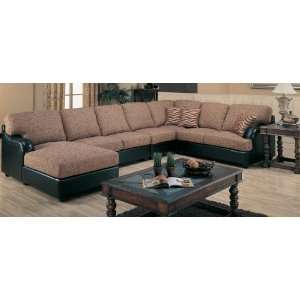  Fabric Sectional Sofa   3 Piece with Chaise on Left 