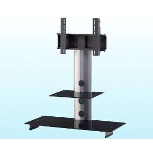  Sonorous PL2200 Black Glass and Smoked Aluminum Stand for 
