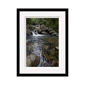  Waterfall El Yunque National Forest Puerto Rico Framed 