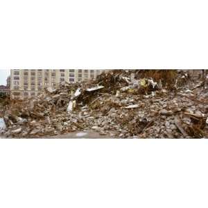  Debris of a Demolished Building by Panoramic Images 