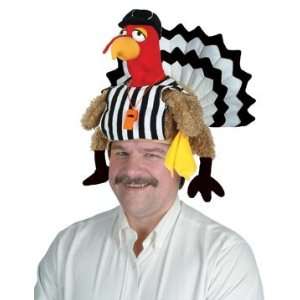   90732   Plush Referee Turkey Hat   Pack of 3.96