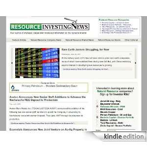  Resource Investing News Kindle Store Dig Media