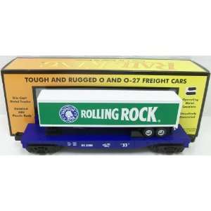    MTH 30 76277 Rolling Rock Flat Car w/ Trailer Toys & Games