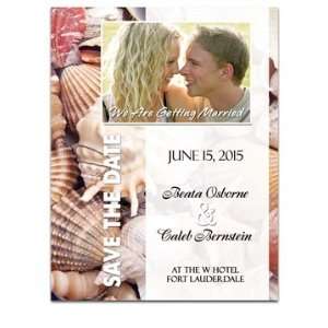  160 Save the Date Cards   Love Sea Shells & Stars Office 