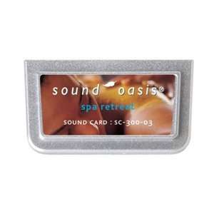 Sound Oasis Sound Therapy System   Spa Retreat Sound Card 