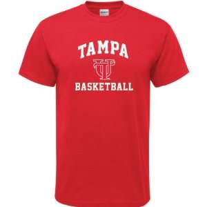  Tampa Spartans Red Basketball Arch T Shirt Sports 