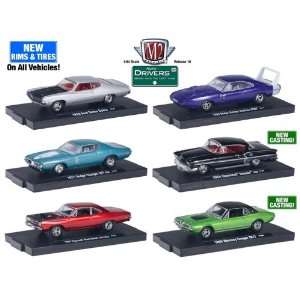  M2 Drivers Set of 6 Vehicles 1/64 Wave 10 w/Boxes Toys 