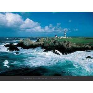 Benoit Stichelbaut   Phare Du Creac H Size 31.5x23.75 Poster Print 