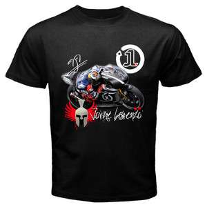 JORGE LORENZO Yamaha Racing MotoGP Black T Shirt S 2XL  