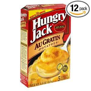 Hungry Jack Au Gratin Potatoes, 4.9 Ounce Packages (Pack of 12 