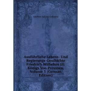   Preussen, Volume 3 (German Edition) Adalbert Salomo Cohnfeld Books