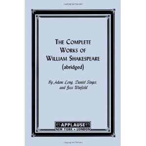   Shakespeare (Abridged)   Acting Edition [Paperback] Adam Long Books