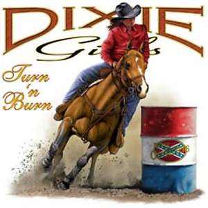 Dixie Rebel Girls Horse Rodeo  TURN & BURN   