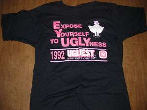 UGLIEST BARTENDER CONTEST large T shirt 1992 contest  