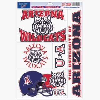  Arizona Wildcats Static Cling Decal Sheet *SALE* Sports 