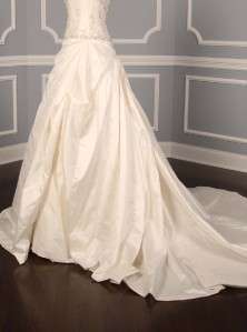 AUTHENTIC Ines di Santo Helio Silk Shantung Ivory Ballgown Bridal Gown 