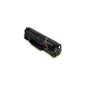  HP CB436A (HP 36A) Remanufactured Black Laser Toner 