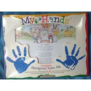  Pooh My Hands Complete Hand Print Poem Kit Baby