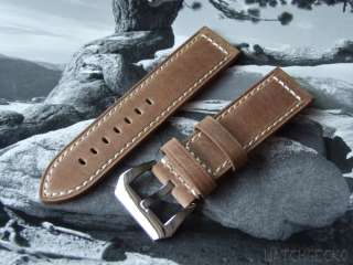 The leather used to make the strap has an attractive Vintage Aniline 