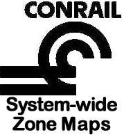 Entire Conrail System   199 ZTS Zone Overview Line Maps  