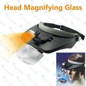  Multi Functional 2 LED 3D Lens Head Light Jewellery 