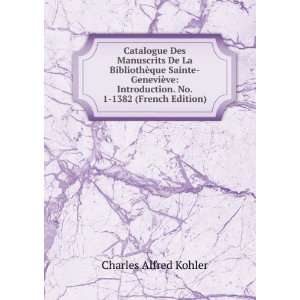   No. 1 1382 (French Edition) Charles Alfred Kohler  Books