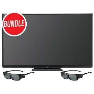   LC60LE745U 60 Inch 3D 1080p Smart TV LED LCD HDTV Bundle Electronics