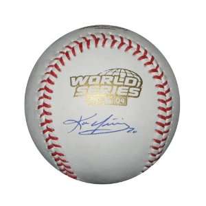  Signed Kevin Youkilis Ball   2004 World Series Sports 