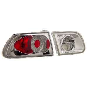  Honda Civic 92 95 3D LED Taillights All Chrome   (Sold in 