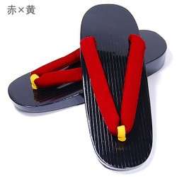 JAPANESE Kimono Zori Geta Sandals RED 24cm NEW  