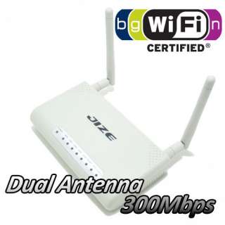 Dual antenna 300mbps Wireless Wifi 802.11 B/G/N Router Gateway AP 