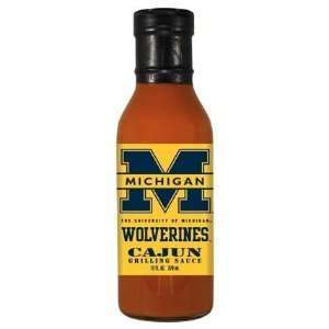 Hot Sauce Harrys 4310 MICHIGAN Wolverines Cajun Grilling Sauce   5oz 