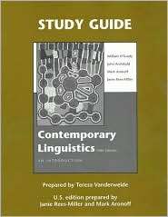 Study Guide for Contemporary Linguistics, (0312417659), Teresa 