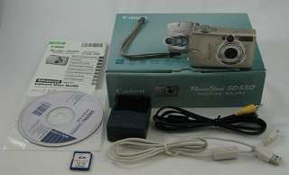 Canon PowerShot SD550 Digital ELPH 7.1 MP Camera AS IS  