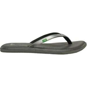Sanuk Yoga Spree Womens Sandal/Flip Flop/Slippers Footwear   Silver 