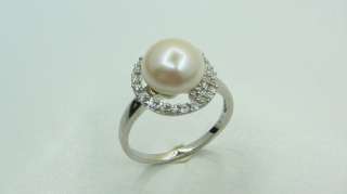  pearl and cubic zircon a round a beautiful gift for a woman or girl