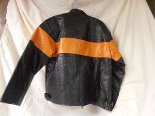new size l black and orange zipper front liner zips out 2 interior 